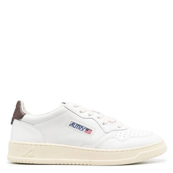 Medalist Low Top Trainers AULMLL53-LEAT/LEAT WHT/BROWN Medalist Low Top Trainers AULMLL53-LEAT/LEAT WHT/BROWN