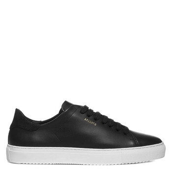 Axel Airgato Men\'s Sneaker Clean 90 Black Leather Gold Stamp Minimalist Size 7.5 Axel Arigato leather sneakers Clean 90 black color 28115 at  main image 3