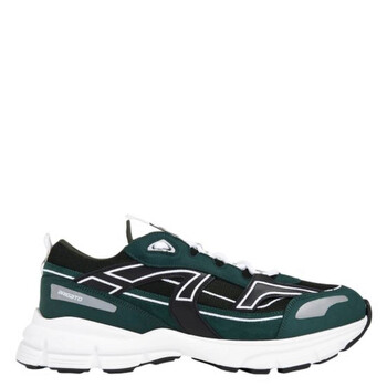 Msgm Men's X Fila Sneakers in Green, Brand Size 39 (US Size