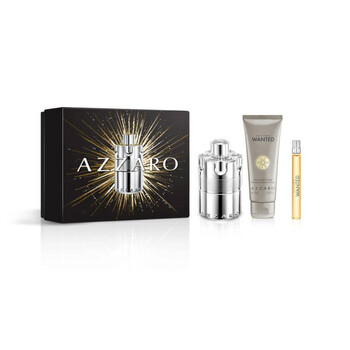 Azzaro Men's Chrome 3pcs EDT Gift Set Fragrances 3614274306439