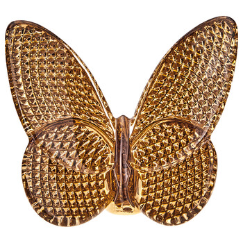 Baccarat Porte-Bonheur Gilded Gold Butterfly 2812622 736415970965