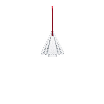 Crystal 2022 Annual Dated Clear Eye Christmas Tree Ornament, Red 2815089