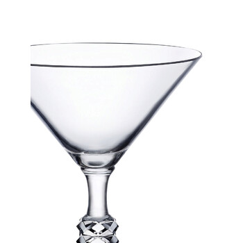 Crystal Jean-Charles Boisset Passion Martini Glasses Set Of Two