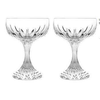 Crystal Massena Champagne Coupe,  Clear - Set of 2 2811796