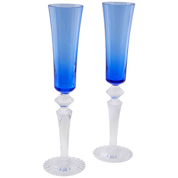 Baccarat Mille Nuits Topaz Flute Amber - Set of 2 2811584