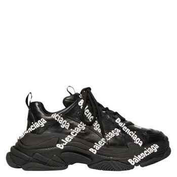 Balenciaga All Over Logo Triple S Sneaker, Brand Size 40  display picture 3