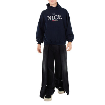 Balenciaga Be Nice Printed Hoodie, Brand Size 1 (Small) 761458