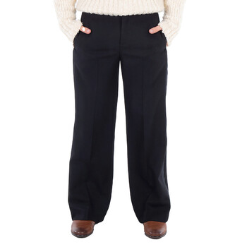 Balenciaga Black Side Stripe Rental Tuxedo Pants, Size Small