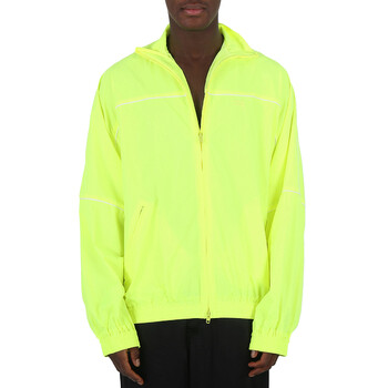 即購入ok！　BALENCIAGA ナイロンジャケット ネオンイエロー　37 Balenciaga Fluorescent Yellow Tracksuit Jacket, Brand Size 46 (X