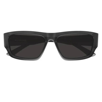 BALENCIAGA レクタンクルフレムサンクラス BB0365S 004 Balenciaga BB0041S XXL (90 - 190) with Silver lenses and