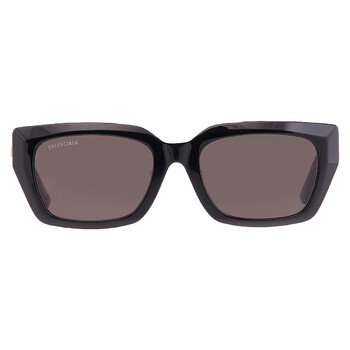 Grey Rectangular Unisex Sunglasses BB0272SA 001 54