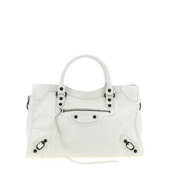 Balenciaga Monaco Xs Monochrome Camera Bag — White 806459 2AASA