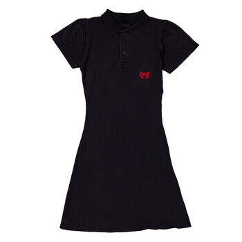 Polo-Style Mini Cotton Dress 831034 TSVC7 1041