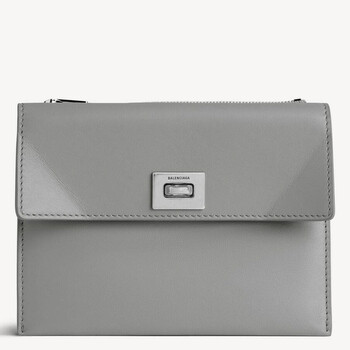 Balenciaga Monaco Xs Monochrome Camera Bag — White 806459 2AASA