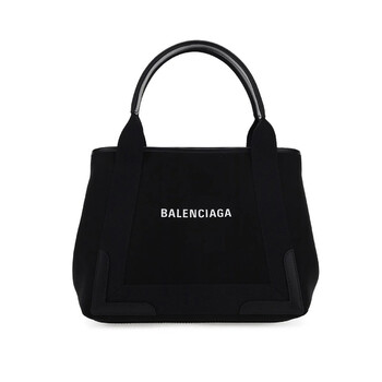 Balenciaga Navy Cabas XS Bag In Black 3903462HH3N1000