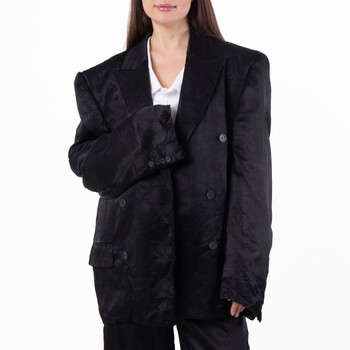 Steriod Double Breasted Creased Jacket