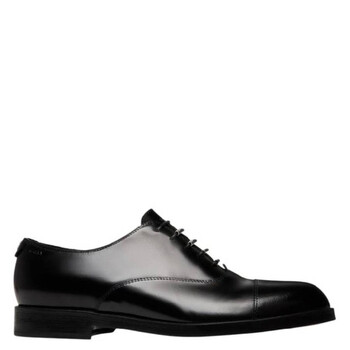 Bally Black Leather Oxford Shoes, Size 5 E US Size 6D MSF0CW  display picture 1