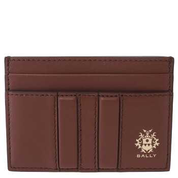 Bally Logo-Print Leather Card Case MLB02K-U901P 7613466085059