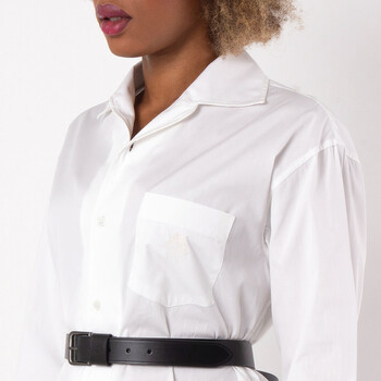 Embroidered Logo Button-Up Shirt