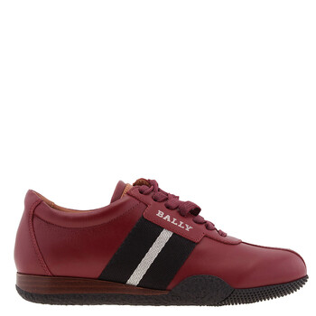 Bally Francisca Leather Low-Top Sneakers, Brand Size 35 ( US Size