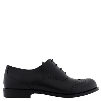 Bally Black Nilder Leather Oxford Shoes, Brand Size 6.5 ( US Size
