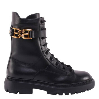 Bally Gioele Leather Army Boots, Brand Size 39 ( US Size 8.5