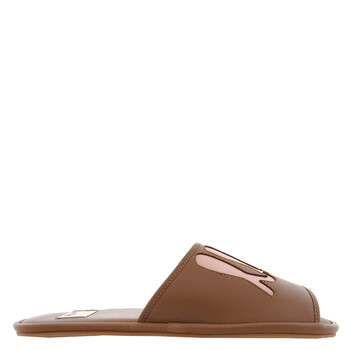 Bally Goldie Logo Embossed Leather Sandals, Brand Size 42  display picture 1
