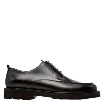 Bally Black Leather Oxford Shoes, Size 5 E US Size 6D MSF0CW-VT006
