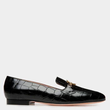 Bally Darcie Leather Slip-On Loafers, Brand Size 36 ( US 