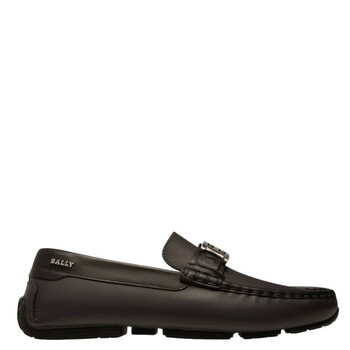 Bally Peyton B-Chain Leather Driving Shoes, Brand Size 6  display picture 2