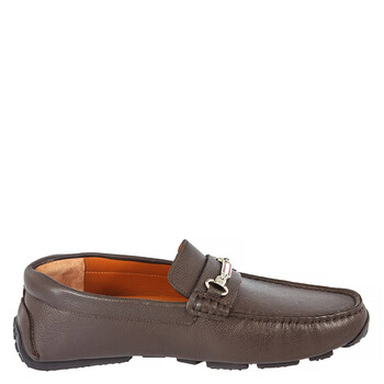 Ferragamo Men's Brown Loafers, US Size 5.5 020376746363 - Shoes