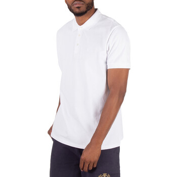 Short-Sleeved Cotton Polo Shirt, Size Small