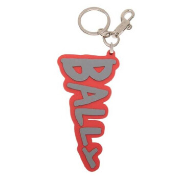 Bally Open Box - Bally Palladium Men's Liron Striped Strap Keyring