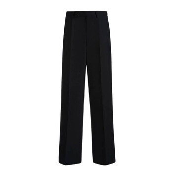 Marni Signature Logo Detail Wide Leg Trouser, Brand Size 48 (Waist