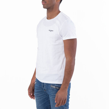 Flock Logo Print T Shirt