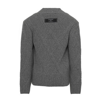 Girls Logo Badge V-Neck Cardigan