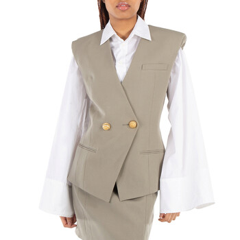 ジャケット BALMAIN Double-breasted denim blazer (CF1SG170DB69 0FA) Balmain Double-Breasted Denim Blazer, Brand Size 38 (US Size