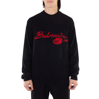 Valentino Garavani Logo Embroidered Crewneck Virgin Wool Jumper