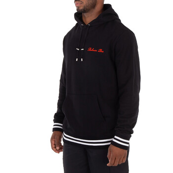 Signature-Embroidered Cotton Hoodie