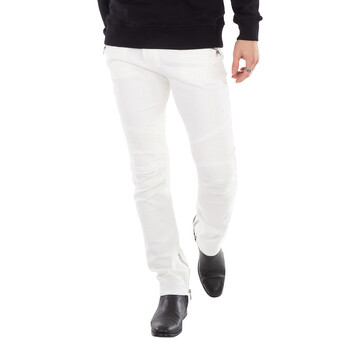 Balmain Slim Leg Biker Jeans, Waist Size 30