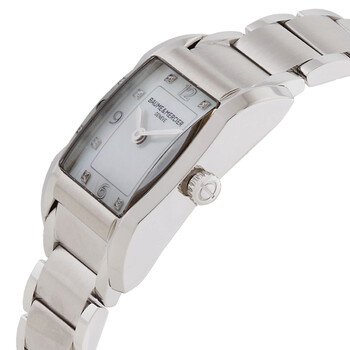 Baume and Mercier Hampton Mother of Pearl Diamond Dial Ladies Watch 10050