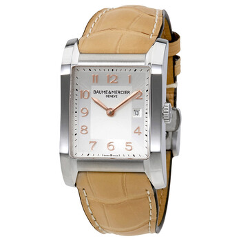 Baume and Mercier Hampton Silver Dial Ladies Watch 10081