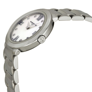 Baume and Mercier Promesse Mother of Pearl Diamond 30mm Ladies Watch 10158 Baume and Mercier Promesse Mother of Pearl Diamond 30mm Ladies Watch 10158