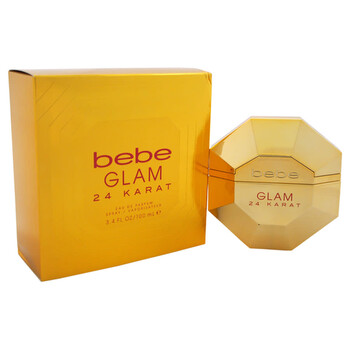 Glam 24 Karat by Bebe for Women - 3.4 oz EDP Spray