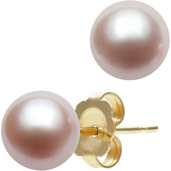 JaruJaru Orecchini A Punto In Argento 925 Con Perla D'Acqua Dolce | 7 Mm | Ipoallergenici Piatti Per Dormire
