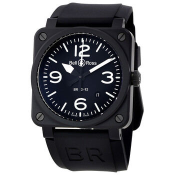 Aviation Automatic Black Dial Men's Watch BR0392-BL-CE