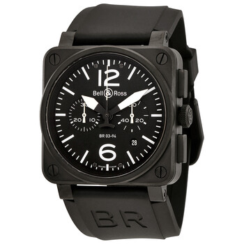 Aviation Chronograph Automatic Men's Watch BR0394-BL-ST-CA Aviation Chronograph Automatic Men's Watch BR0394-BL-ST-CA