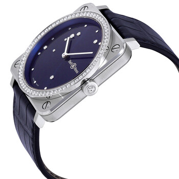 Aviation Midnight Blue Dial Ladies Diamond Watch BRS-DIAEAGLE-BZ