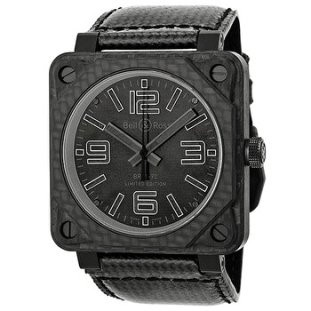 Aviavtion Carbon Fiber Phantom Black Dial Automatic Men's Watch BR0192-CA-FIBER-PH