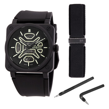 Br 03 Automatic Black Dial Men's Watch BR03A-LM-SKCE/SRB